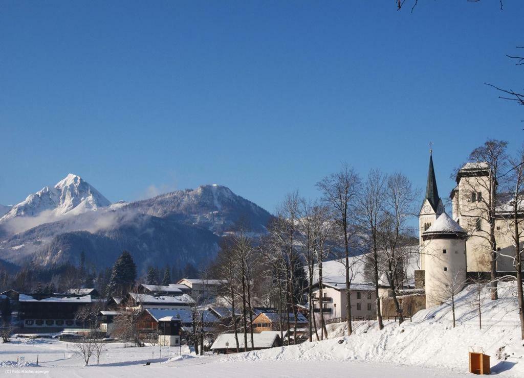 Biobergbauernhof Bergzeit Apartment In Goldegg Exteriör bild
